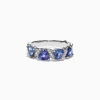 Effy Jewelry Nahla Siri 14K White Gold Tanzanite Diamond Ring, 1.58 TCW | Rings