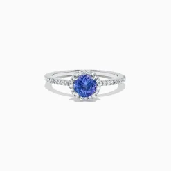 Effy Jewelry Nahla Siri 14K White Gold Tanzanite and Diamond Ring, 1.08 TCW | Rings