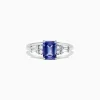 BH Multi Nahla Siri 14K White Gold Tanzanite and Diamond Ring, 1.51 TCW | Rings