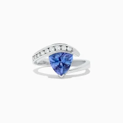 BH Multi Nahla Siri 14K White Gold Tanzanite and Diamond Ring, 1.88 TCW | Rings