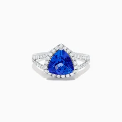 BH Multi Nahla Siri 14K White Gold Tanzanite and Diamond Ring | Rings