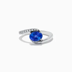 Effy Jewelry Nahla Siri 14K White Gold Tanzanite and Diamond Ring | Rings