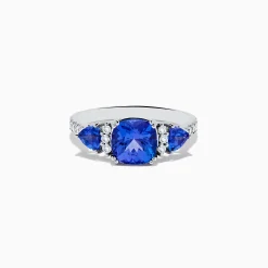 Effy Jewelry Nahla Siri 14K White Gold Tanzanite and Diamond Ring | Rings
