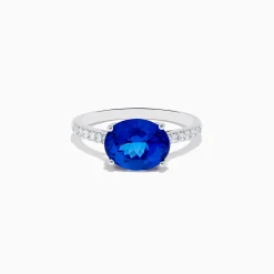 Effy Jewelry Nahla Siri 14K White Gold Tanzanite and Diamond Ring | Rings