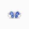 Effy Jewelry Nahla Siri 14K White Gold Tanzanite and Diamond Butterfly Ring | Rings