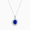 Effy Jewelry Nahla Siri 14K White Gold Tanzanite and Diamond Pendant | Necklaces & Pendants