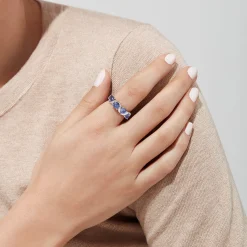 Effy Jewelry Nahla Siri 14K White Gold Tanzanite Diamond Ring, 1.58 TCW | Rings