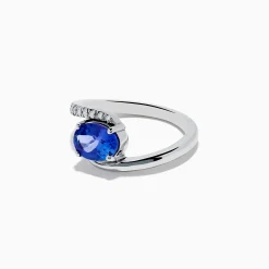 Effy Jewelry Nahla Siri 14K White Gold Tanzanite and Diamond Ring | Rings