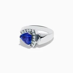 Effy Jewelry Nahla Siri 14K White Gold Tanzanite and Diamond Ring | Rings