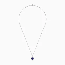 Effy Jewelry Nahla Siri 14K White Gold Tanzanite and Diamond Pendant | Necklaces & Pendants