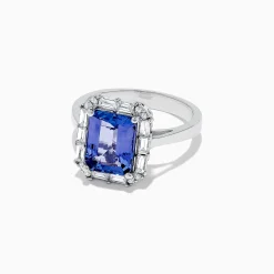 BH Multi Nahla Siri 14K White Gold Tanzanite and Diamond Ring, 5.03 TCW | Rings