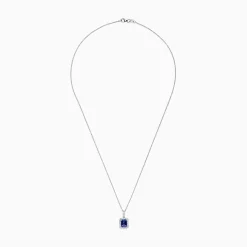 Effy Jewelry Nahla Siri 14K White Gold Tanzanite and Diamond Pendant, 1.56 TCW | Necklaces & Pendants