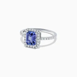 Effy Jewelry Nahla Siri 14K White Gold Tanzanite and Diamond Ring, 1.60 TCW | Rings
