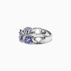 Effy Jewelry Nahla Siri 14K White Gold Tanzanite Diamond Ring, 1.58 TCW | Rings