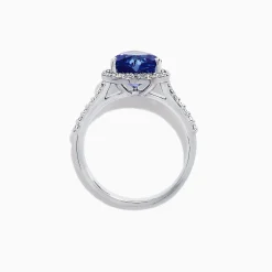 Effy Jewelry Nahla Siri 14K White Gold Tanzanite and Diamond Heart Ring, 2.38 TCW | Rings