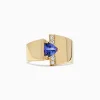 Effy Jewelry Nahla Siri 14K Yellow Gold Tanzanite u0026 Diamond Ring, 0.74 TCW | Rings