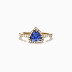 Effy Jewelry Nahla Siri 14K Yellow Gold Tanzanite and Diamond Ring, 0.96 TCW | Rings