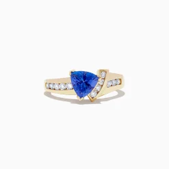 BH Multi Nahla Siri 14K Yellow Gold Tanzanite and Diamond Ring, 1.40 TCW | Rings