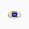 Effy Jewelry Nahla Siri 14K Yellow Gold Tanzanite and Diamond Ring | Rings