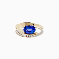 Effy Jewelry Nahla Siri 14K Yellow Gold Tanzanite and Diamond Ring | Rings