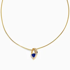 Effy Jewelry Nahla Siri 14K Yellow Gold Tanzanite and Diamond Necklace | Necklaces & Pendants