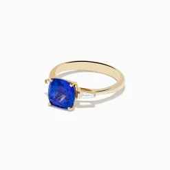 Effy Jewelry Nahla Siri 14K Yellow Gold Tanzanite and Diamond Ring | Rings