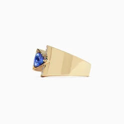 Effy Jewelry Nahla Siri 14K Yellow Gold Tanzanite u0026 Diamond Ring, 0.74 TCW | Rings