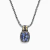 BH Multi Nahla Siri Silver u0026 18K Gold Tanzanite Pendant, 1.85 TCW | Necklaces & Pendants