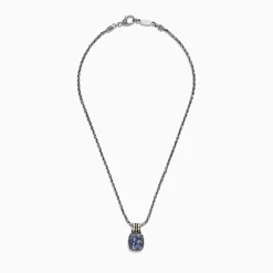 BH Multi Nahla Siri Silver u0026 18K Gold Tanzanite Pendant, 1.85 TCW | Necklaces & Pendants