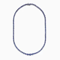 BH Multi Nahla Siri Sterling Silver Tanzanite Necklace, 27.69 TCW | Necklaces & Pendants