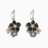 Effy Jewelry Nature 14K Tri Color Gold Diamond Flower Earrings, 2.04 TCW | Earrings