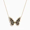 Effy Jewelry Nature 14K Yellow Gold Diamond Butterfly Necklace | Necklaces & Pendants