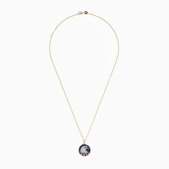 BH Multi Novelty 14K Gold Ruby, Sapphire u0026 Diamond Eagle Head Pendant, 1.06 TCW | Necklaces & Pendants