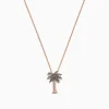 Effy Jewelry Novelty 14K Rose Gold Diamond Palm Tree Pendant, 0.10 TCW | Necklaces & Pendants