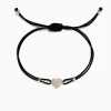 Effy Jewelry Novelty 14K Rose Gold Diamond Heart String Bracelet, 0.13 TCW | Bracelets
