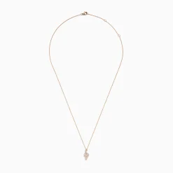 BH Multi Novelty 14K Rose Gold Diamond Music Note Pendant | Necklaces & Pendants