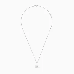 BH Multi Novelty 14K White Gold Diamond Star of David Pendant, 0.14 TCW | Necklaces & Pendants