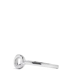 Effy Jewelry Novelty 14K White Gold Diamond Infinity Ring, 0.06 TCW | Rings