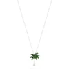 Effy Jewelry Novelty 14K White Gold Tsavorite u0026 Diamond Palm Tree Pendant, 0.29 TCW | Necklaces & Pendants