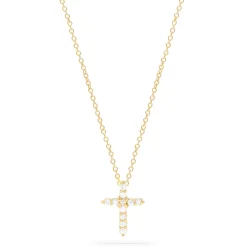 Effy Jewelry Novelty 14K Yellow Gold Diamond Cross Pendant, 0.22 TCW | Necklaces & Pendants