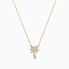Effy Jewelry Novelty 14K Yellow Gold Diamond Palm Tree Necklace, 0.23 TCW | Necklaces & Pendants