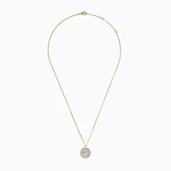 Effy Jewelry Novelty 14k Yellow Gold Diamond Compass Pendant | Necklaces & Pendants