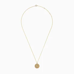 BH Multi Novelty 14K Yellow Gold Diamond Moon Pendant, 0.24 TCW | Necklaces & Pendants