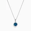 BH Multi Ocean Bleu 14K Gold London Blue Topaz and Diamond Pendant, 2.10 TCW | Necklaces & Pendants