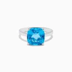 Effy Jewelry Ocean Bleu 14K White Gold Blue Topaz Ring | Rings