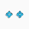 Effy Jewelry Ocean Bleu 14K White Gold Blue Topaz and Diamond Earrings | Earrings
