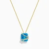 Effy Jewelry Ocean Bleu 14K Yellow Gold Blue Topaz and Pendant | Necklaces & Pendants