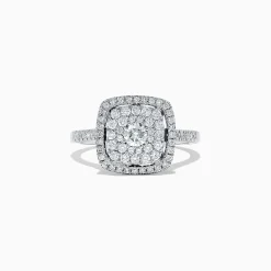 BH Multi Pave Classica 14K White Gold Diamond Ring, 0.83 | Rings