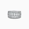 BH Multi Pave Classica 14K White Gold Diamond Ring, 1.99 TCW | Rings