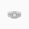 Effy Jewelry Pave Classica 14K White Gold Diamond Ring Set | Rings